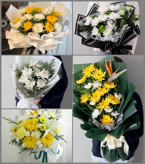 湖北咸宁市赤壁市余家桥乡大岭村白事花束代送